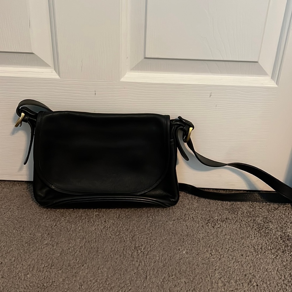 Coach Black Satchel Purse